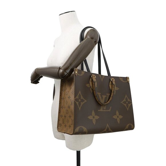 LOUIS VUITTON Onthego Size MM Monogram / Monogram Reverse Canvas / Monogram ... - Picture 5 of 12